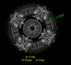 【示例】PU 天花灯盘 M-7145L · 外直径 1500mm
